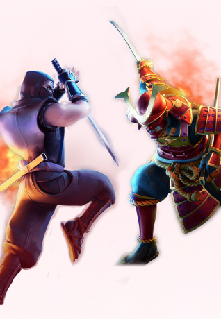 Spin Samurai warrior